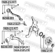 ����������� ��������� �������� ������ (��������������) Febest BZAB-053 BZAB053 ����