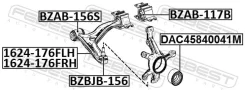 ������� ����� ������� ��������� ������ Febest Bzbjb156 BZBJB156 ����