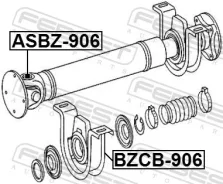 ��������� ����� ���������� ���� ��� Mercedes-BENZ Sprinter, Volkswagen Crafter febest bzcb-906 BZCB906 ����