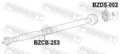 ����� ���������� ���� Mercedes BENZ E 280 CDI 211. # Febest BZDS002 ����
