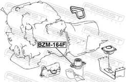 ������� ��������� (��������������) �������� ������ ����� ��� Mercedes-BENZ M-Class, Mercedes-BENZ GL-Class, Mercedes-BENZ R-Class R febest bzm-164f BZ...