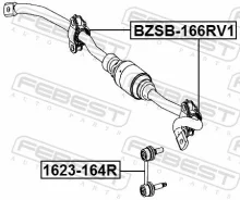 ������ ������������� ������� (����. 2��) Mercedes BENZ GL-Class X164 (2006-2012) 164 M-Class ML (2005-2011) Febest BZSB166RV1 BZSB166RV1 ����