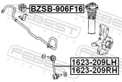 ������ ��������� ������������� Febest BZSB-906F16 BZSB906F16 ����