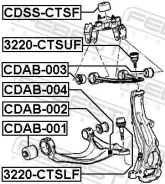 ����������� ��������� ������� ������ ������ | Febest | CDAB002 CDAB002 ����