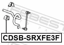 ������ ��������� ������������� d26, ��������, ������, ����� ��� Cadillac SRX Febest CDSB-Srxfe3F CDSBSRXFE3F ����