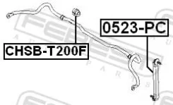 ����� 18mm Chevrolet Febest CHSB-T200F (96870461) Chsbt200F CHSBT200F ����