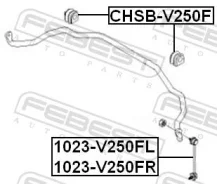 ������ ��������� ������������� d25 | ����� ����/��� | Febest Chsbv250F CHSBV250F ����