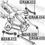 ����������� ������ ���������� ���� | ��� ����/��� | Febest CRAB-035 CRAB035 ����