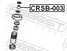������ ������� ������������, ������, ������, ����� ��� Chrysler Sebring, Dodge Stratus, Chrysler Cirrus Febest CRSB-003 CRSB003 ����