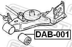 ����������� ����� ����� ������ ������ ����� ��� OPEL Kadett E, OPEL Vectra A, OPEL Ascona C febest dab-001 DAB001 ����