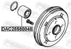��������� ��������� 28x58x48 | ��� ����/��� | Febest DAC28580048 DAC28580048 ����
