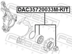 ��������� ������� OPEL Corsa-D - ALL Years �����. (�����������) Febest DAC35720033MKIT ����