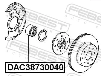 ��������� DAC38730040 Febest DAC38730040 ����