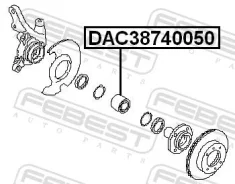 ��������� ��������� �������� 38x74x50 DAC38740050 Febest Febest DAC38740050 DAC38740050 ����