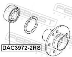    |  / | Febest DAC3972-2RS DAC39722RS 