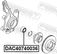 ��������� ������� ������ ��������� ������� ������ ��� Mitsubishi Lancer, Nissan Almera, Mitsubishi Mirage febest dac40740036 DAC40740036 ����