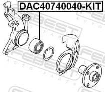 ��������� ������� DAC40740040-KIT ����� ����� DAC40740040KIT ����