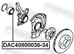 ��������� ������� ������ ��������� ������� ������ ��� Mitsubishi Space, Mitsubishi Galant, Mitsubishi Carisma febest dac40800036-34 DAC4080003634 ����