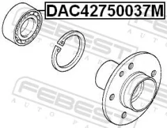 ��������� ��������� ������ 42x75x37 Febest DAC42750037M DAC42750037M ����