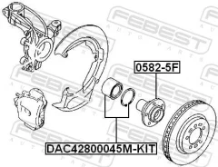 ��������� �������� �������(��������) Febest DAC42800045M-KIT DAC42800045MKIT ����