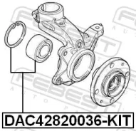 ��������� ��������� �������� 42x82x36 Febest DAC42820036KIT DAC42820036KIT ����