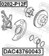    |  / | Febest DAC43760043 DAC43760043 