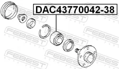 ��������� ��������� 43x77x42x38 | ����� ����/��� | Febest DAC4377004238 DAC4377004238 ����