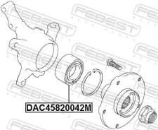 ��������� ��������� 45x82x42, �������� ������, ����� ��� FORD Focus, FORD Transit, FORD KUGA Febest DAC45820042M DAC45820042M ����