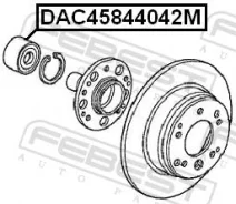 ��������� ��������� 45x84x40x42, �������� ������, ����� ��� Honda Accord, Honda CR-V, Honda FR-V Febest DAC45844042M DAC45844042M ����
