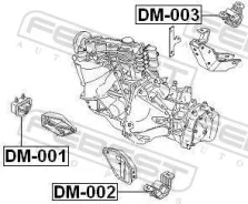 ����� ��������� OPEL Kadett E 1984-1991 ����. Febest DM001 ����