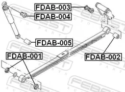 ������ ������� FORD Transit TT9 2006�-2014 FDAB-002 ����� ����� FDAB002 ����