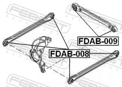 ���������� ������ ���������� ���� (FORD Mondeo GE 2000-2007) Febest Febest FDAB008 ����