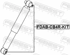 ����������� FORD Focus C-MAX CAP 2003-2007 ������������ ����. (�����. ) Febest FDABCB4RKIT ����