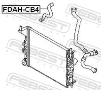 �������� ������� ���������� | ����/��� | ��� FORD Focus, FORD C-MAX/Grand C-MAX, Mahindra Bolero ����� febest fdah-cb4 FDAHCB4 ����