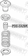 �������� ���� ������������ FORD Mondeo CA2 2007-2014 FDD-CA2SR Febest FDD-CA2SR FDD-CA2SR FDDCA2SR ����