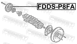 ���� ��������� FORD Transit TT9 2006-2014 Febest FDDSP8FA ����