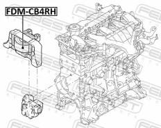 ����� ��������� FORD Focus C-MAX CAP 2003-2007 ����. (����������) Febest FDMCB4RH ����