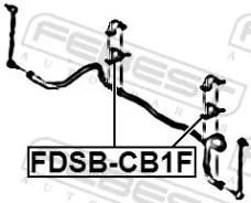 ������ ��������� ������������� d21.6, ��������, ������ ����� ��� FORD Fiesta Febest FDSB-CB1F FDSBCB1F ����