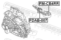 ����� ��������� FORD Focus C-MAX CAP 2003-2007 ����. Febest FMCB4RR ����