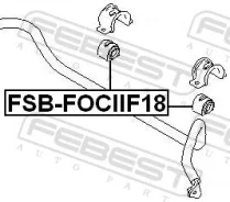 ������ ��������� ������������� d18.5 ������, ����� ��� FORD Focus, Mahindra Bolero �����, Dodge RAM 2500 Febest FSB-Fociif18 FSBFOCIIF18 ����