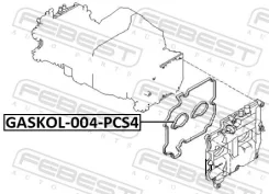 ������ �������������� �������� ������� (4 ��. � ��������) Febest Gaskol-004-PCS4 GASKOL004PCS4 ����