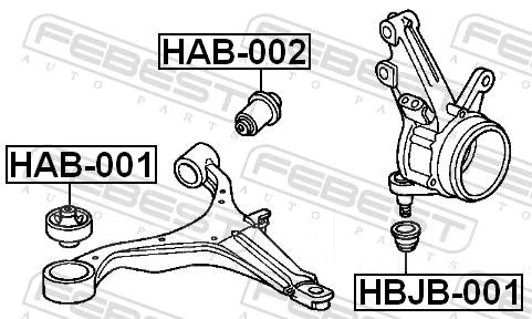 ����������� HAB002 Febest HAB002 ����