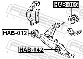 ����������� Febest HAB-005 HAB005 ����