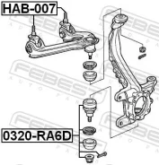 ����������� ��������� �������� ������ | ����� ����/��� | Febest HAB007 HAB007 ����