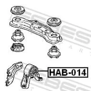 ������� ������� ������������� ������ ������, ����� ��� Honda CR-V, Honda Element, Honda Crossroad Febest HAB-014 HAB014 ����