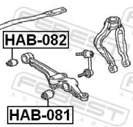 ����������� ��������� ������� ������ 51810-S1A-E01 ! ���:HAB-081 Febest HAB-081 HAB081 ����