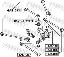 ����������� Febest HAB-087 HAB087 ����