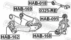 ����������� ������ ���� | ��� ����/��� | Febest HAB095 HAB095 ����