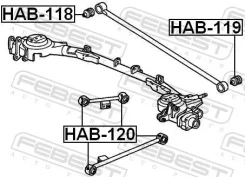 ����������� ������ ���������� ���� | ��� ����/��� | Febest HAB-118 HAB118 ����