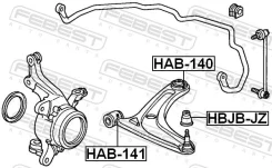 ����������� ������� ������ Febest HAB-140 O24302WB 51350-SAA-E01 HAB140 ����